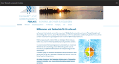 Desktop Screenshot of praxis-konrad.de